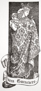 "Guenevere királynő", 1905. alkotó: Dora Curtis