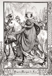 "Queen Morgan le Fay", 1905.