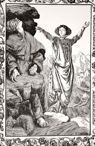„Ő okozta a szikla leállását”, 1905. alkotó: Dora Curtis