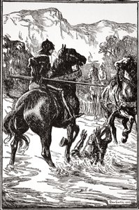 „Olyan csapást mért rá”, 1905. alkotó: Dora Curtis