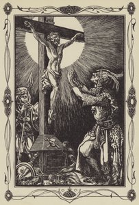 Sir Palamides megtérése alkotó: Dora Curtis