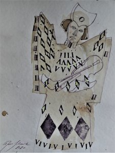 Angyali, geometrikus zenész alkotó: Doris Schmitz