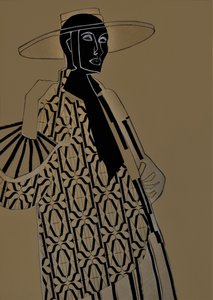 Art Deco divat: nő alkotó: Doris Schmitz