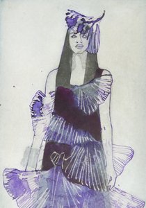 Elegáns lila divat