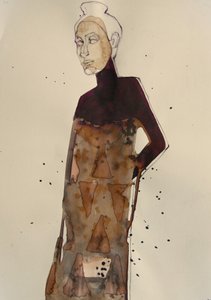 Elegáns divatvázlat alkotó: Doris Schmitz