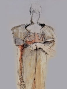 Elegáns divatvázlat alkotó: Doris Schmitz