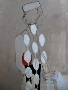 Egy elegáns nő profilja alkotó: Doris Schmitz