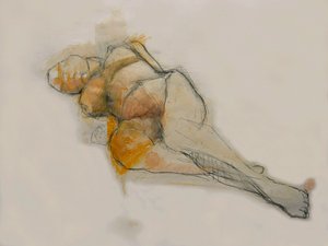 Kifejező aktvázlat alkotó: Doris Schmitz