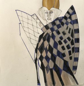 Harlequin Regal portré alkotó: Doris Schmitz