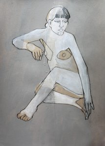 Elgondolkodó, absztrakt akt alkotó: Doris Schmitz