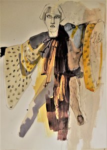 Stilizált divatportré alkotó: Doris Schmitz