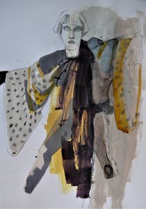 Stilizált kimonó-divat alkotó: Doris Schmitz
