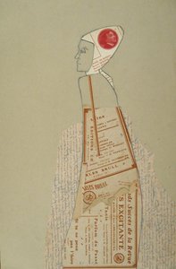 Stilizált papírportré alkotó: Doris Schmitz