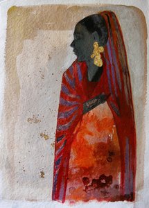 Egy életerős nő profilja alkotó: Doris Schmitz
