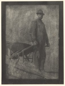 [Fekete férfi talicskával] alkotó: Doris Ulmann