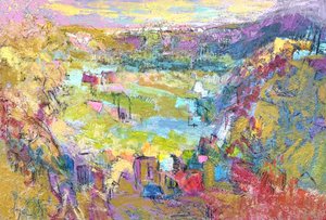 A pezsgő Valley Village alkotó: Dorothy Fagan