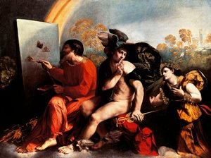 Jupiter és festő, Dosso Dossi alkotó: Dosso Dossi