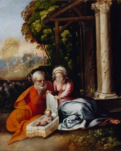 A Szent Család alkotó: Dosso Dossi