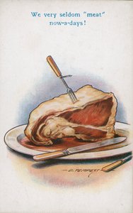 Marhasült (színes litográfia)