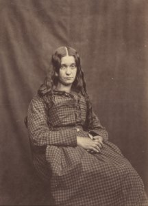 Nő, Surrey County Asylum, c. 1855. alkotó: Dr Hugh Welch Diamond