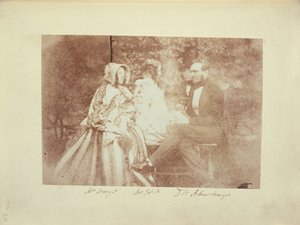 Csoportportré Mr. és Mrs. Adair Craigie-vel, Mrs. James Brewsterrel és Sir David Brewsterrel