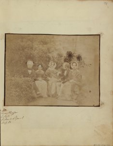 Sir David Brewster Miss Mary Playfair, Lady Brewster, Mr. Pakenham Edgeworth és Miss Brewster társaságában