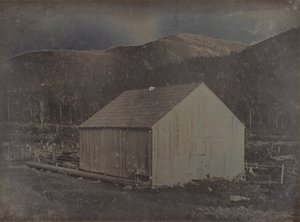 Kilátás egy pajta New Hampshire-ben alkotó: Dr. Samuel A. Bemis