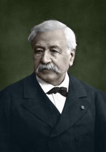 Ferdinand de Lesseps (1805 - 1894) portréja. Sárkány fényképezése. alkotó: Dragon