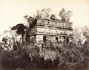 A börtön, Chichen-itza, 1857-89.