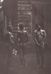 Három madagaszkári nő (30. tábla),1863 (fénykép) alkotó: Désiré Charnay
