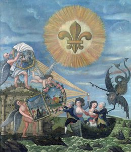 A boldogság reménye A nemzetnek szentelve XVI. Lajos (1754-93) A jóságtól hajtva és Jacques Necker (1732-1804) Az igazságtól hajtva, 1789.
