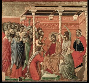 Oltár Maesta alkotó: Duccio di Buoninsegna