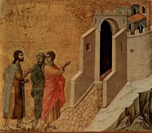 Duccio di Buoninsegna Emaus alkotó: Duccio di Buoninsegna