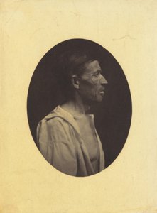 Egy 42 éves, alkoholfogyasztástól elkábított férfi profilképe..., 1854-1856.