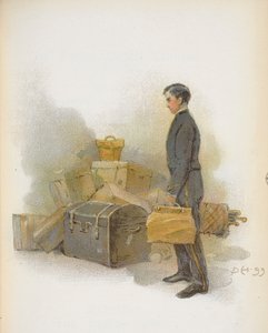 Egy vasúti portás. alkotó: Dudley Hardy