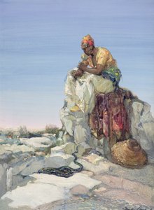 Kígyóbűvölő, 1900 alkotó: Dudley Hardy
