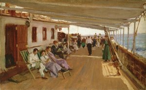 Fedélzeten, gőzhajó alkotó: Duncan McGregor Whyte