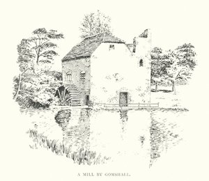 Gomshall malma (litográfia) alkotó: Duncan Moul