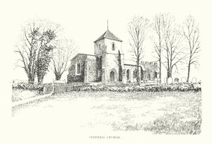 Clothall templom (litográfia) alkotó: Duncan Moul