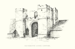 Daundelyon Castle Gateway (litográfia)