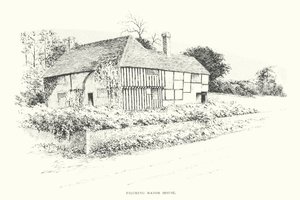 Filching Manor House (litográfia) alkotó: Duncan Moul