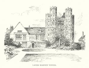 Layer Marney torony (litográfia) alkotó: Duncan Moul
