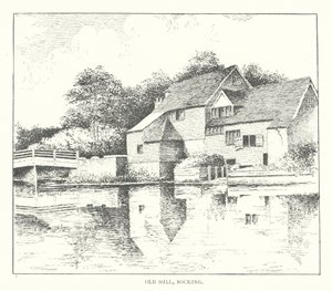Régi malom, Bocking (litográfia)