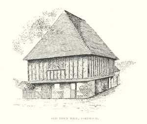 Régi városháza, Fordwich (litográfia) alkotó: Duncan Moul