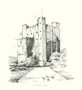 Rochester kastély (litográfia) alkotó: Duncan Moul