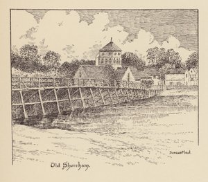 Sussex: Old Shoreham (litográfia)