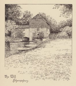 Sussex: The Mill, Shermanbury (litográfia)