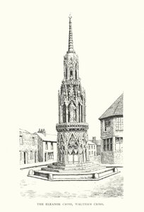 The Eleanor Cross, Waltham Cross (litográfia)