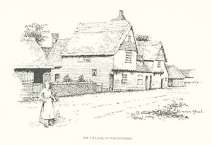 The Village, Little Dunmow (litográfia) alkotó: Duncan Moul