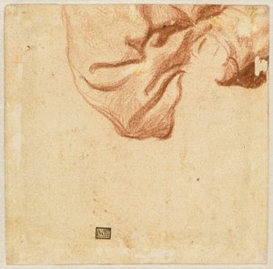 Drapery Study (fordítva) alkotó: Dutch 17th Century